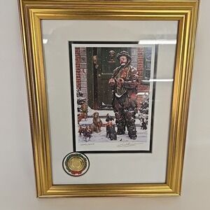 EMMETT KELLY A Christmas Carol Circus Collection Leighton Jones Signed Print